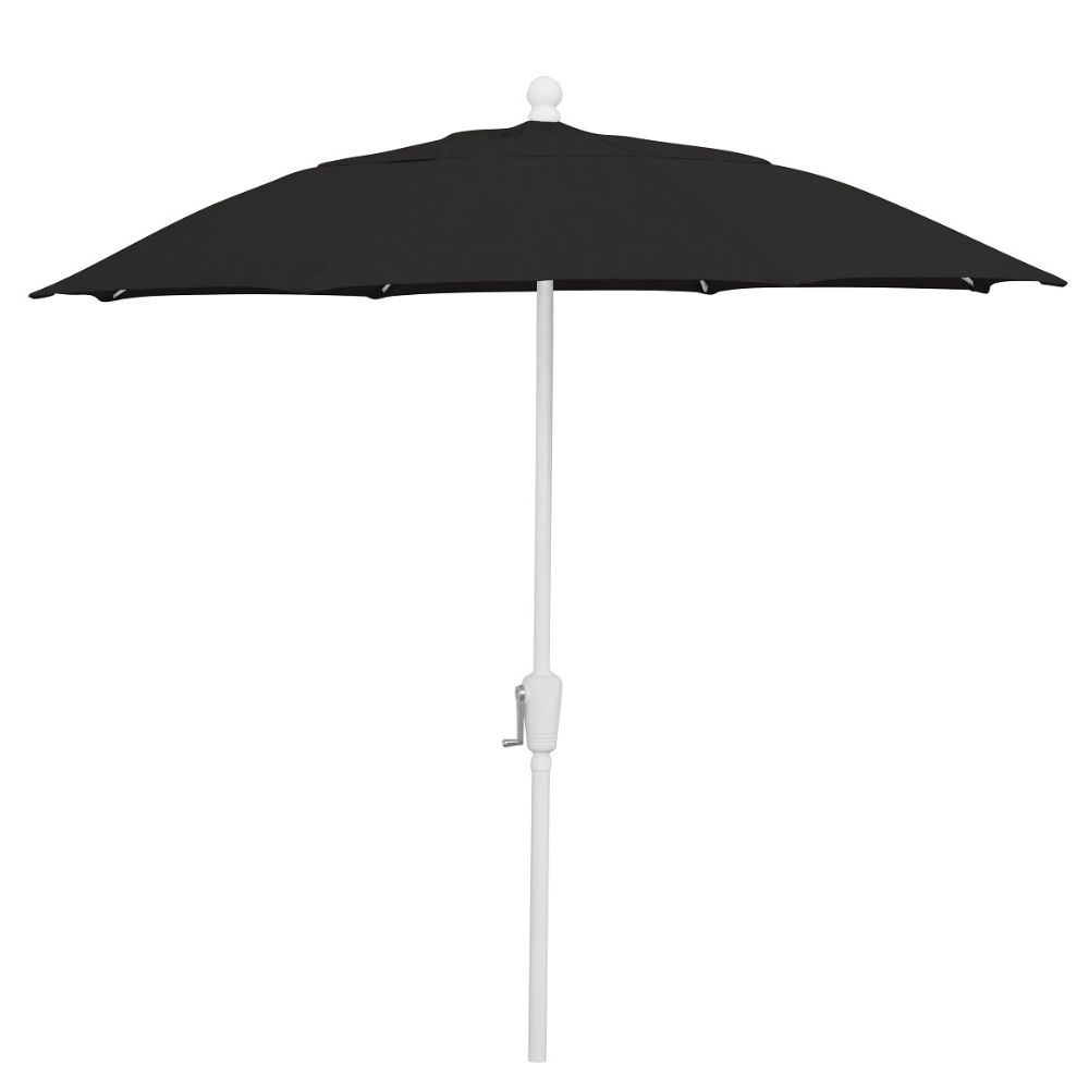 Fiberbuilt Umbrellas & Cushions 9HCRW-Black 9